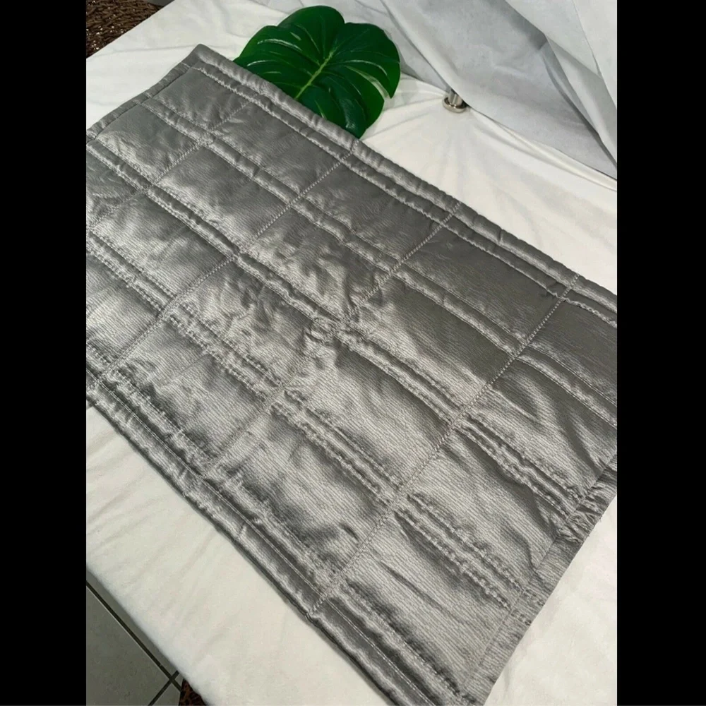 NEW $135 [ 1 King ] Quilted‎ Pillow Sham for Hotel Collection Muse Grey